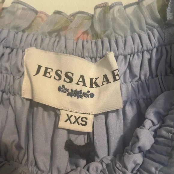 Jessakae Siena blue floral smocked dress - Picture 5 of 7